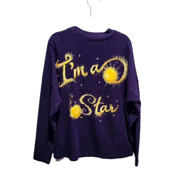 Disney Parks Wish Movie Spirit Jersey I'm A Star Kids Size 14 Kids/jr - Picture 2 of 10